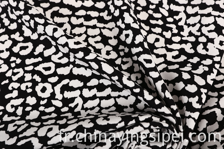 Tissu imprimé de la rayonne Challis personnalisée pour les robes pour femmes